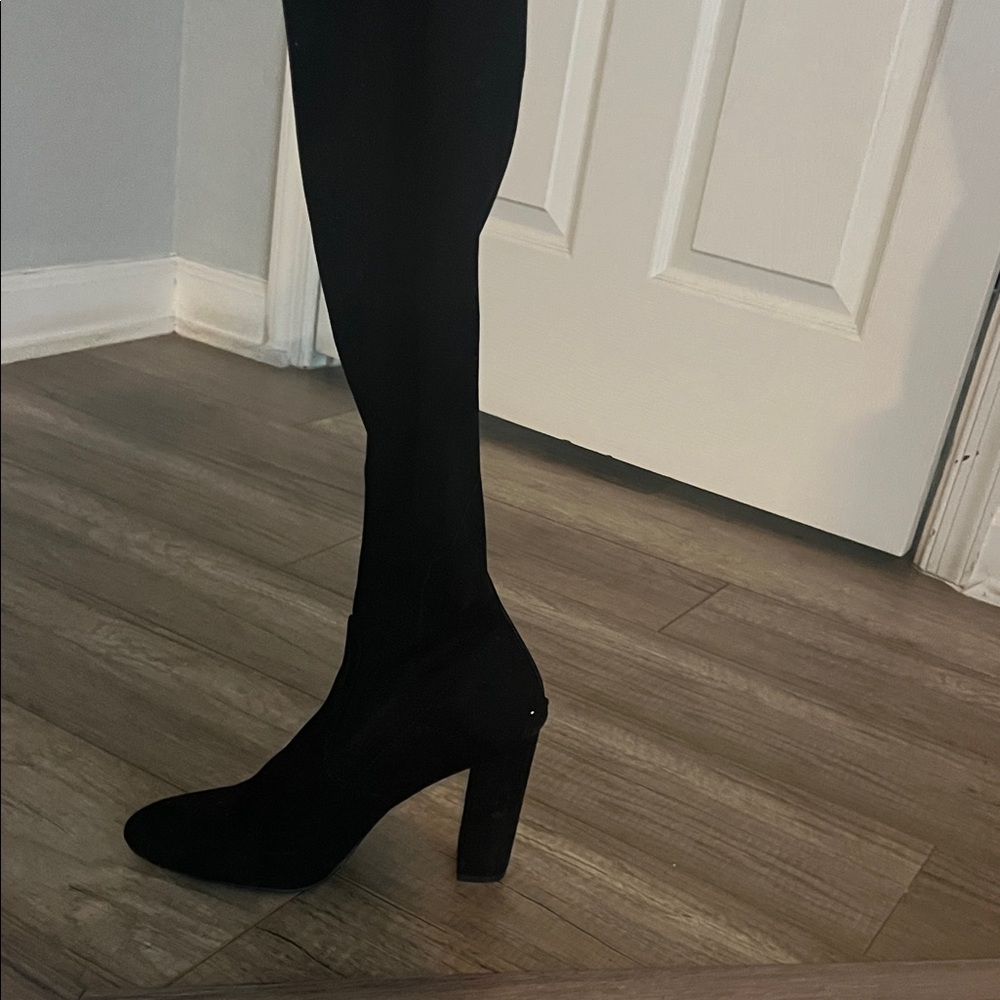 Steve Madden Black Heeled Boots